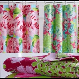Lilly Pulitzer First Impression shower curtain